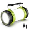 Hanheld USB Rechargeable Light/Torch/lamp With 6 Lighting Modes For Camping; Repairing; Fishing