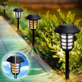 Smart Solar Pathways Lights with Remote, Bright White & Warm Flame Outdoor LED Premier Lighting