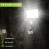 Solar Wall Lights 120 LEDs Flood Lights Outdoor 120Â° Motion Sensor Lamps 180 Degree Illumination IP65 Waterproof