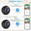 Mini Wireless Camera Wifi IR Night Vision HD 1080p Home Security Camera for Home Indoor Office Baby Pet