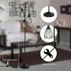 67" Industrial 3-Light Floor Lamp Tree