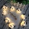 1pc LED Panda String Lights; Cute Modeling Lights; Children's Room Decoration; Festive Decor ALights; 1.5m 10 Lights