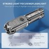 ABS Strong Light Focusing Flashlight Outdoor Portable Household Commonly Used Flashlight Lighting Flashlight