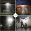 Solar Wall Lights 120 LEDs Flood Lights Outdoor 120Â° Motion Sensor Lamps 180 Degree Illumination IP65 Waterproof