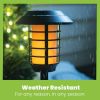 Smart Solar Pathways Lights with Remote, Bright White & Warm Flame Outdoor LED Premier Lighting