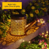 1pc Watering Can Lights Waterproof Copper Solar Lights For Outdoor, Pathway, Yard, Deck, Lawn, Patio, Walkway