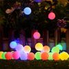 20ft 30 LED Solar String Ball Lights Outdoor Waterproof Warm White Garden Decor