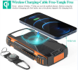 20000 mAh Wireless Solar Mobile Charger Solar Mobile Phone Accessories Universal Charger Solar Mobile Phone Charger Wii Solar Charger