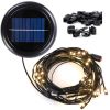 40 LEDs Solar String Light Warm White For 9 8rib AL Offset Umb