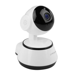 720P WiFi IP Camera Motion Detection IR Night Vision Indoor 360 Degree Coverage Security Surveillance App Cloud Available (Color: White)