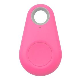 1pc Smart Mini GPS Finder BT Tracer Pet Kids GPS Locator Tag Alarm Wallet Key Tracker (Color: Pink)