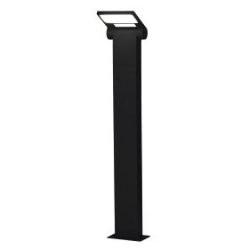 Inowel Outdoor Pathway Lights LED Bollard Light Landscape Path Light Modern Waterproof Driveway Lights 11706 (Color: Black)