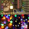 LED String Lights - 16 Color Changing 21.3FT 50 LED Globe Balls Indoor String Light With Remote Multicolor Fairy Lights Strings Decorative Lights