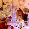 Christmas Decorations Ribbon Led Light String Button Electronic Battery Remote Control Battery Box Solar Light Belt