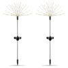 2Pcs Solar Powered Starburst Lights 240 LEDs Firework Lamp Garden Path Decor Lights