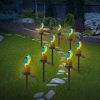 Solar Powered Parrot Garden Light IP65 Waterproof LED Parrot Landscape Lamp Decorative Lawn Lights